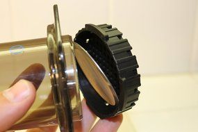 Metal Disk Filter for Use in a Aeropress Coffee Maker - Aerocoffee Filter - The Micro-filter Stainless Steel Coffee...