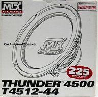 MTX T4512-44 12" Thunder4500 Subwoofer