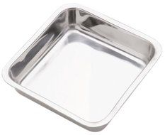 Norpro 8&quot; SQUARE PAN Stainless Steel Cake/Brownie/Cornbread/Desserts Handwashing