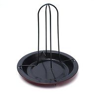 Chicken Roasting Rack With Bowl Tin Non-stick Cooking Tools Baking Pan Barbecue Grilling BBQ Accessories