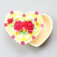 Y&amp;XL&amp;H The heart-shaped rose Clay Resin Jewelry Box Chocolate Silicone Molds,Decoration Tools Bakeware N5