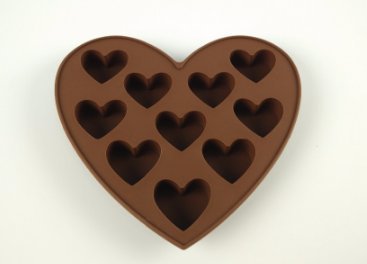 Heart Shape Silicone Cake Mold, Silcione Ice Tray Mold or Silicone Chocolate Mold