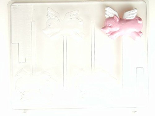 Pig Flying AO168 All Occasion Chocolate Candy Mold