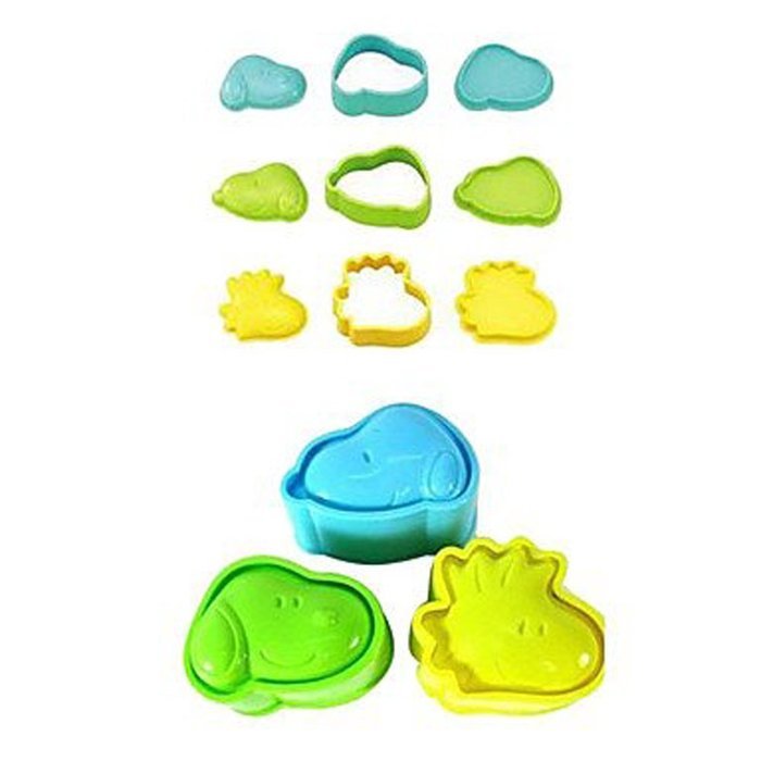 Witkey 3 Set ! Cute Dog Shape DIY Decoration Baking Molds Cute Cartoon Cookie Cutter Fortune Cake Sushi Candy... N4