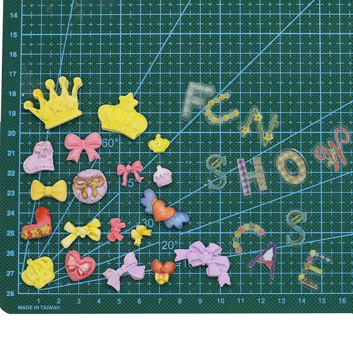Funshowcase Assorted Bows Crown Heart Silicone Cake Decorating for Sugarcraft, Fondant, Resin, Polymer Clay, Crafting...