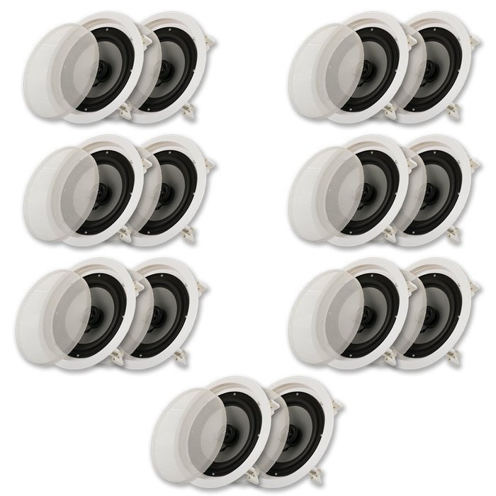 Acoustic Audio CS-IC82 In Ceiling 8" Speaker 7 Pair Pack 4200W CS-IC82-7PR