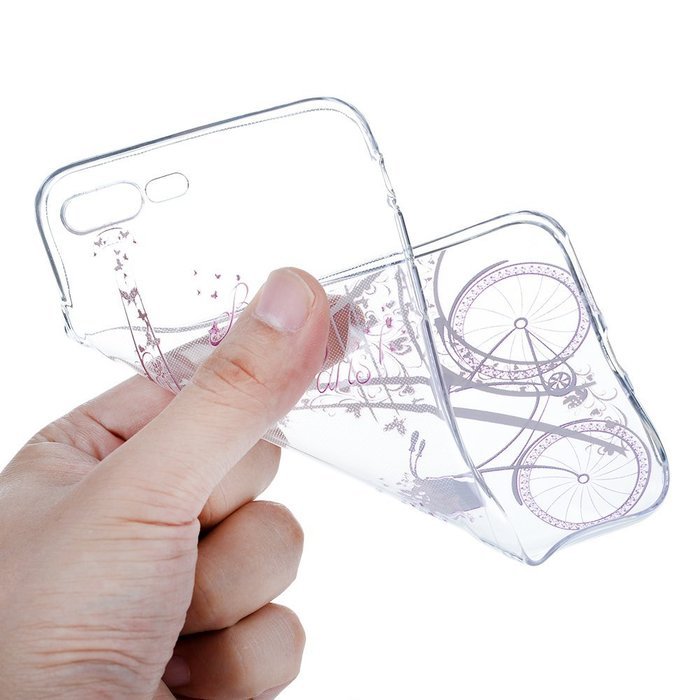 iPhone 7 Plus Case (5.5 inch) - Transparent Full Edge Drop Protection Shock-absorption Soft TPU Crystal Clear... N29