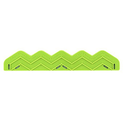 Single Small Chevron Onlay Mold by Marvelous Molds