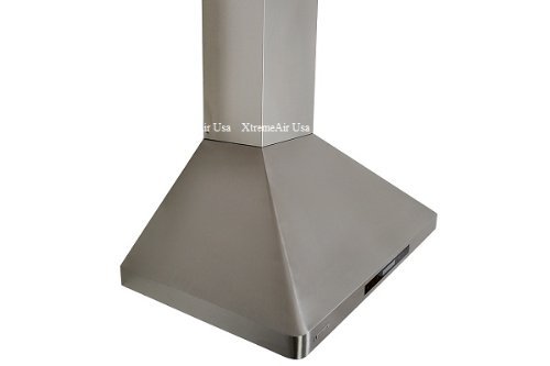 XtremeAir PX02-W30 Wall Mount Range Hood with 900 CFM Baffle Filters with Grease Drain Tunnel, 30" N2