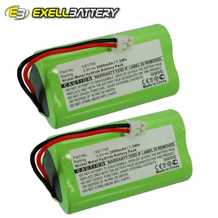 NEW EURO PRO 2pc Ni-MH 3.6V Battery Fits Shark Vacuums USA SHIP N2