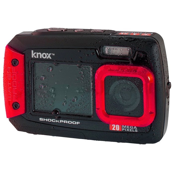 Knox Dual LCD Display 20MP Waterproof & Shockproof Digital Camera (Purple)