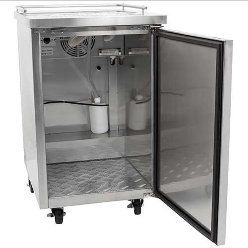 EdgeStar Triple Faucet Commercial Direct Draw with Dispense Components - Stainless Steel N4