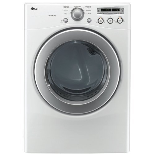 LG DLE2250W7.1 Cu. Ft. White Stackable Electric Front Load Dryer