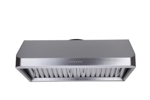 Eureka 48" Stainless Steel Baffle Filter Under-cabinet Range Hood 900cfm N5