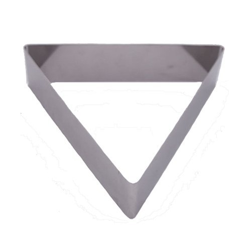 Fat Daddio's Stainless Steel Triangle Cake and Pastry Ring, 5.125 Inch x 2 Inch N7