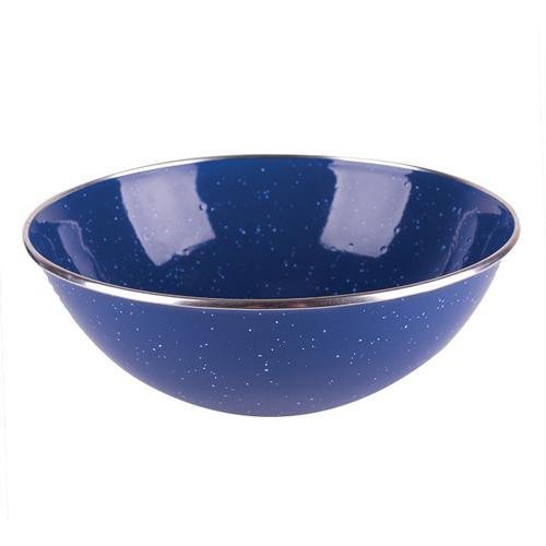 Stansport S.S. Edge Enamel Mixing Bowl, 7.25"
