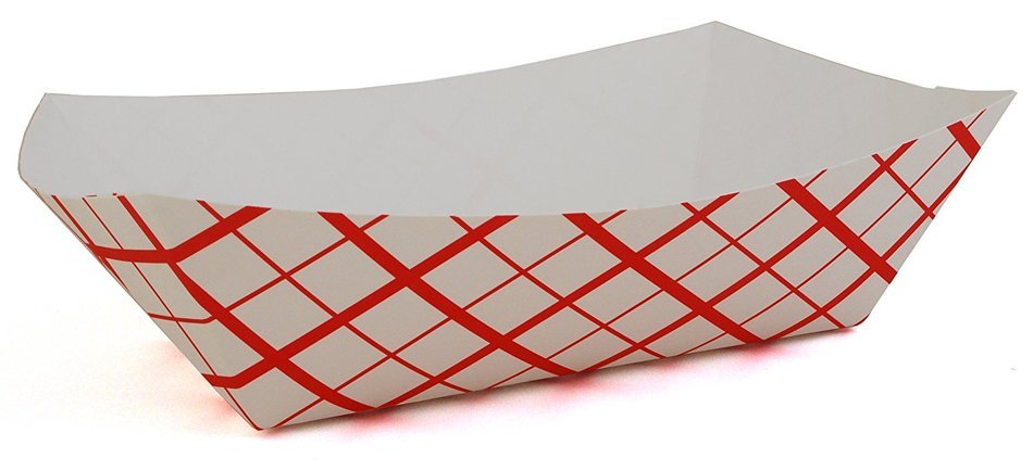 Southern Champion Tray Southland Paperboard Red Check Food Tray (Multiple Sizes Available)