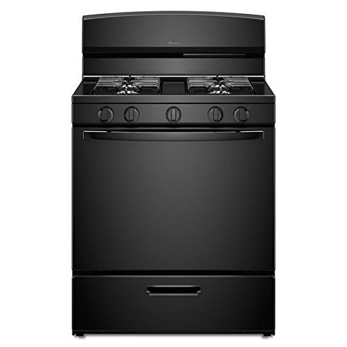 WHIRLPOOL RANGES, OVENS & COOKTOPS 1029981 Amana 30" 5.1 cu.ft. Single Oven Free-Standing Gas Range, Black