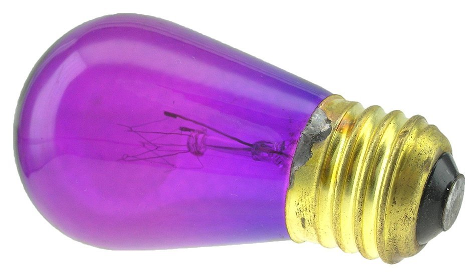 Novelty Light - 11watt S14 Commerical Grade S14 Transparent Color Replacement Bulbs, E27 Medium Base, Clear, 11... N4