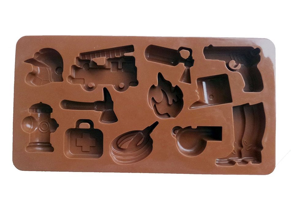 Yunko Fireman Silicone Ice Boxes Pudding Chocolate Mold