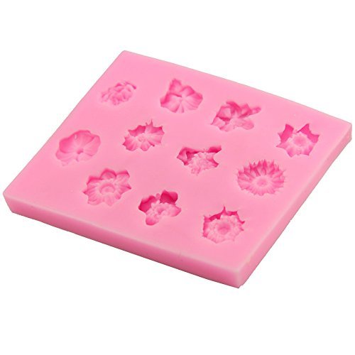 Let'S Diy Various Shapes Of Flower 3D Silicone Cake Fondant Decoration Mold Tools