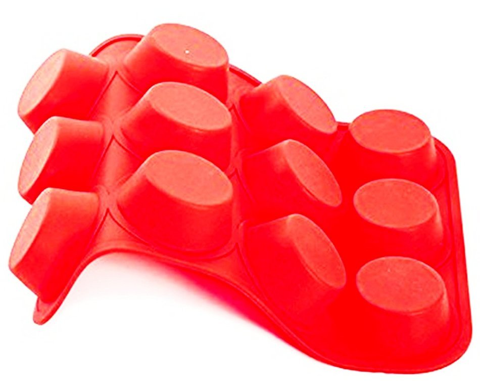 Hungry Red Chef 12 Cup Silicone Bakeware Muffin Tin/cupcake Baking Pan Bpa-free, FDA Approved, 100% Food Grade... N2
