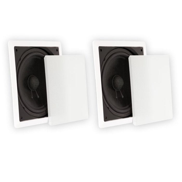Theater Solutions TS1000 Passive 10" Home Theater In Wall Subwoofers 2 Sub Set