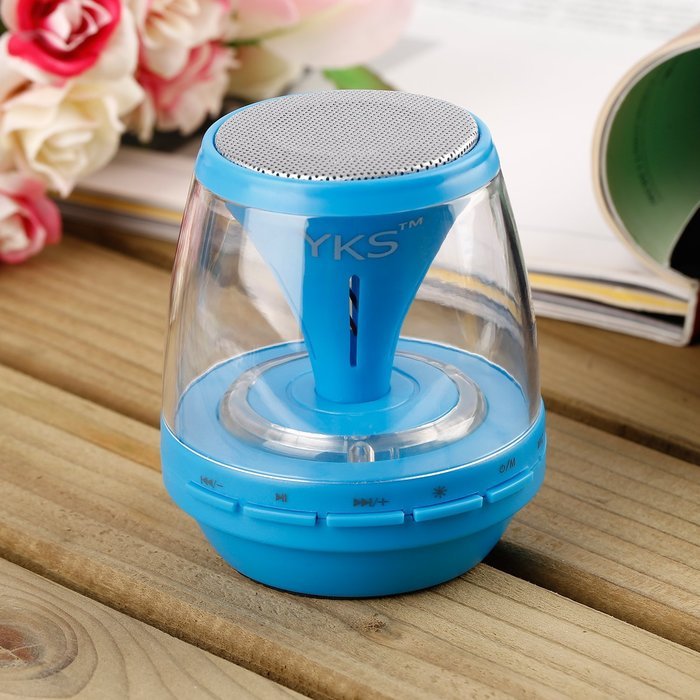 Bluetooth Speakers, YKS Wireless Portable Speaker with LED Lights, 4 Mode Lighting for Home Party / Beach / Picnic... N11
