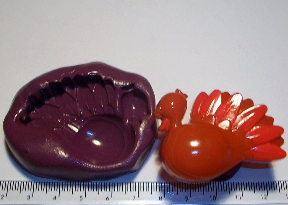 Silicone Mould Thanks giving Turkey Cake Decoration Cupcake Topper