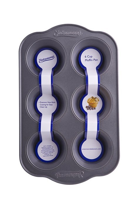 Entenmann's Bakeware Classic ENT19010 6-Cup Muffin/Cupcake Pan N2