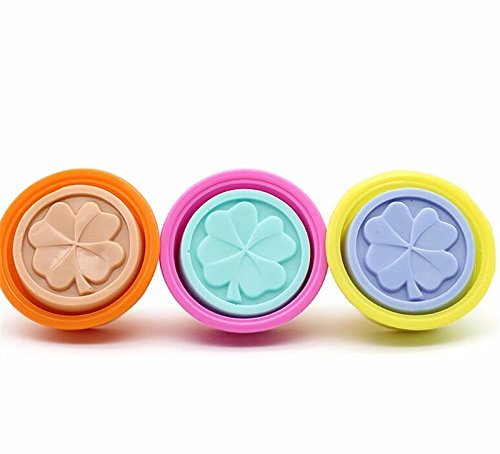 1 Pcs Four Leaf Clover Soap Mold Silicone Handmade Soap Mold Crafts Diy Ice Mold Moon Cake Diy Chocolate Fruits... N3