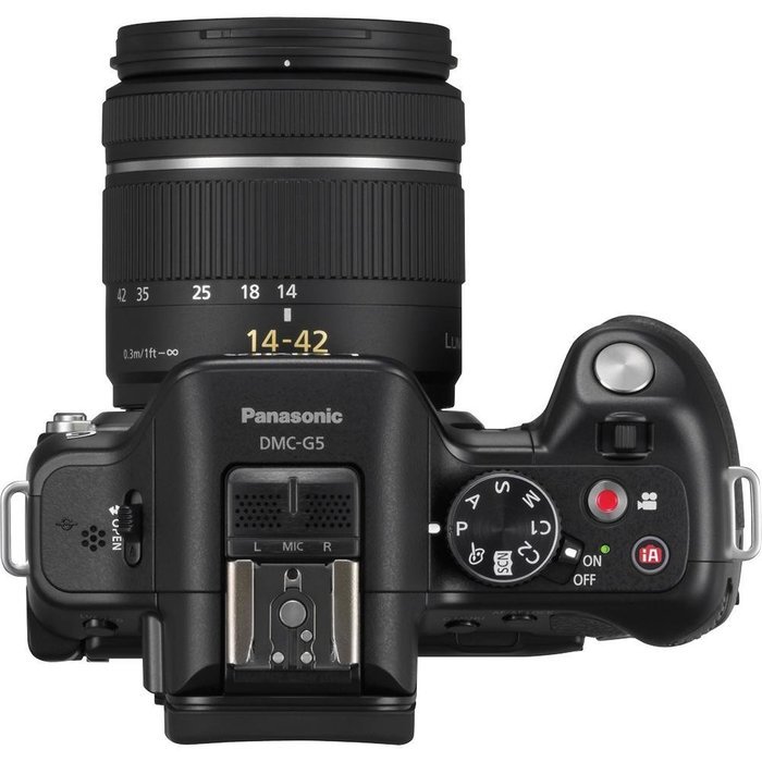 Panasonic DMC-G5KBODY 16MP SLR Camera with 3-Inch LCD - Body Only (Black) N4
