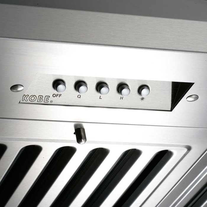 Kobe 30W in. RAX9430SQB-1 Wall Mounted Range Hood N2