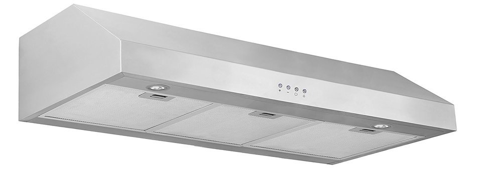Ancona 450 CFM Stainless Steel 9.75-Inch High Under Cabinet Range Hood with Square Buttons, 30-Inch N5