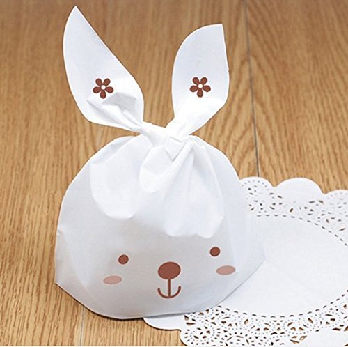 ONOR-Tech 50 PCS Lovely Cute OPP Cookie Bakery Candy Biscuit Treat Gift DIY Plastic Bag (Style-2) N7