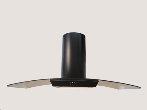 Range Hood Wall Mounted Black 42" KA-144-BLK-CLG NT AIR. Made in Italy. N2