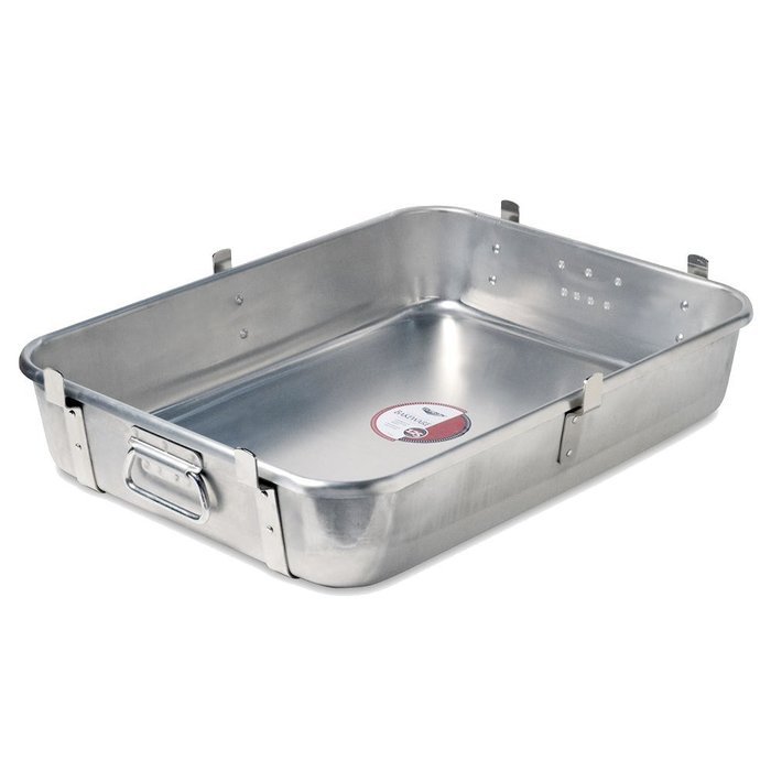 Vollrath (68362) 24" x 18" Strapped Roast Pan - Wear-Ever Collection