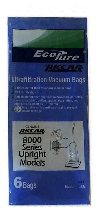 Riccar Type B 8000 Series Upright Bags C15-6 (6pk)