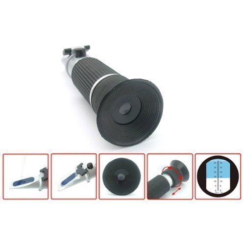 RioRand&reg; ATC (Automatic Temperature Compensation) Dual Scale Sea Water Salinity Refractometer Meter Salimeter...