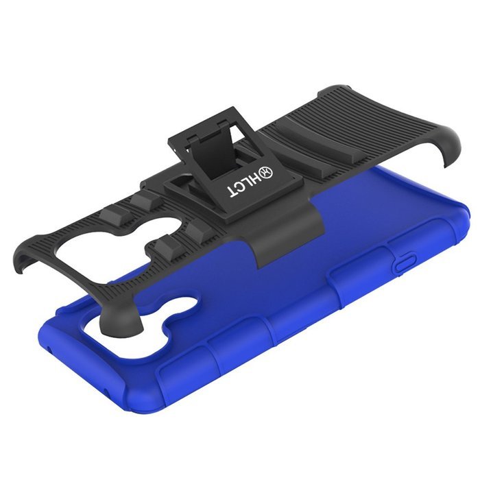 LG V20 Case, HLCT Rugged Shock Proof Dual-Layer PC and Soft Silicone Case With Built-In Kickstand for LG V20 (... N25