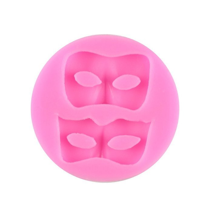 Mujiang Halloween Masks Silicone Fondant Molds Cake decorating Mould Jelly Candy Chocolate Mold N4