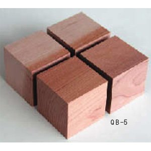 Yamamoto Sound Craft QB-5 Speaker Insulator Cube-Based Asada Cherry solid Material from Japan