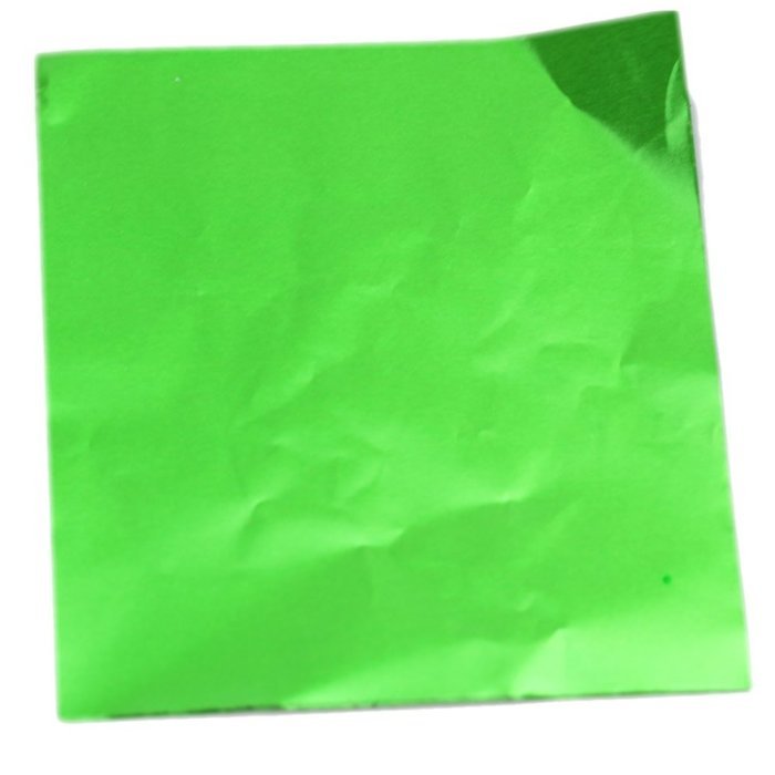 SODIAL(R) Cute 100pcs Sweets Candy Package Foil Paper Chocolate Lolly Foil Wrappers Square (Cyan)
