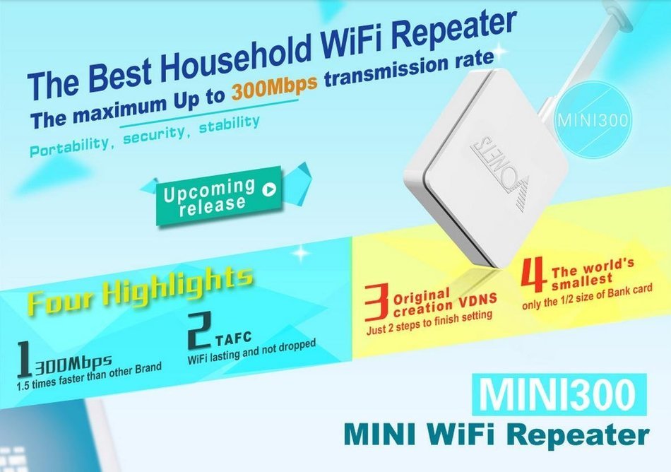 New!!! Vonets Wireless-N Mini WiFi Repeater Wi Fi wi-fi Repetidor 300Mbps USB Port Wireless Network Bridge Signal... N3