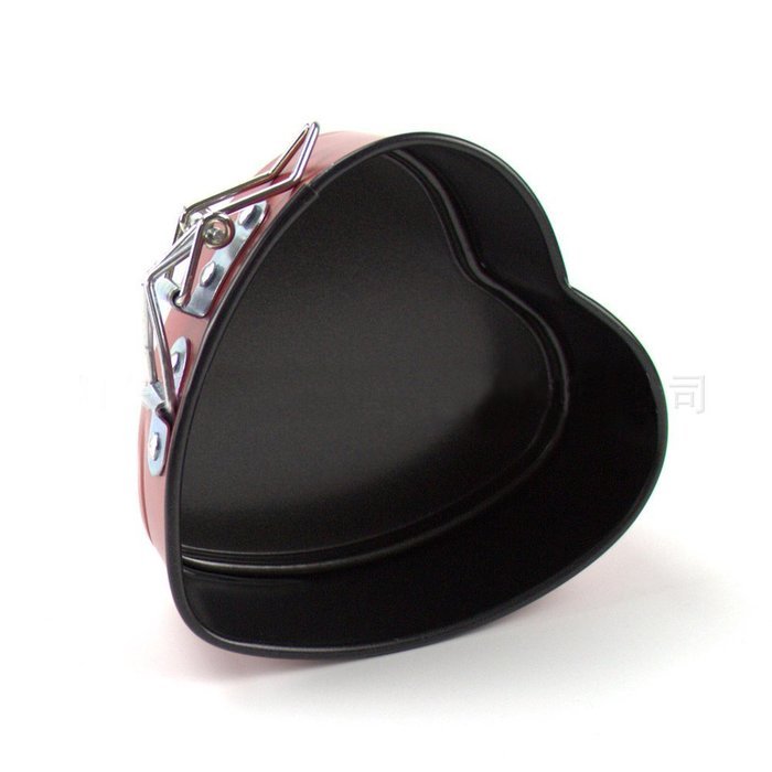 C-xuan Non-Stick Bakeware Heart Shapes Stainless Steel Cake Pans (4 Inch) N3