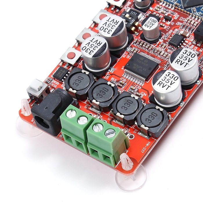 Icstation TDA7492P 2X50W Bluetooth CSR4.0 Digital Stereo Audio Receiver Amplifier Board N2