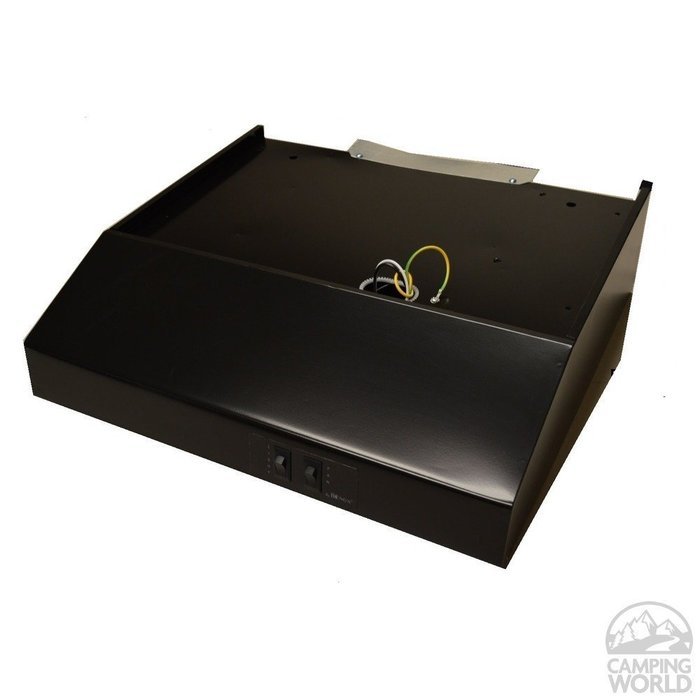 Heng's (R0423500-C1) Black 12 Volt Range Hood with Fan and Light