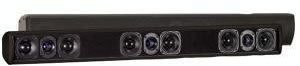 Pinnacle Speakers QP 9 9-Driver Slim Line Speaker Bar Ideal for Flat Panel TVs 42-Inch and Up (Piano Lacquer Black)