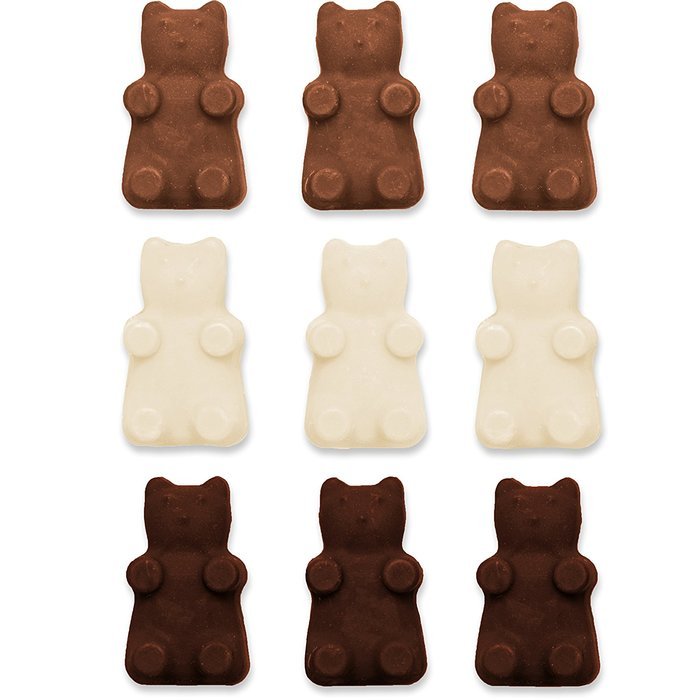 Lucentee Gummy Bears Molds for Hard Candy & Chocolate Making- Silicone Soap and Ice Cube Trays- Party Buffet,... N5