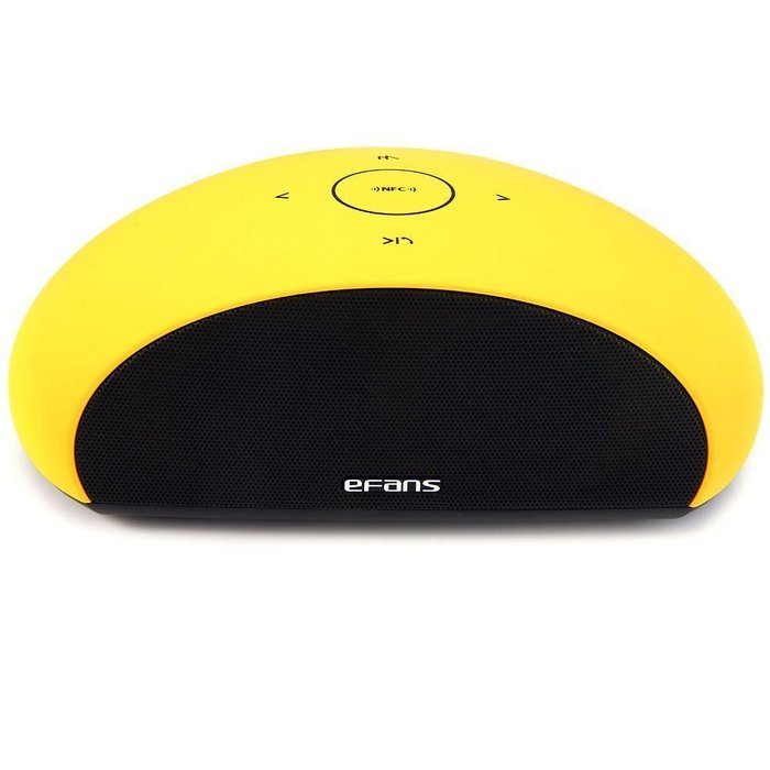 Efans Wireless SoundBox Bluetooth 3.0 + EDR Speaker Handsfree with NFC Function Yellow